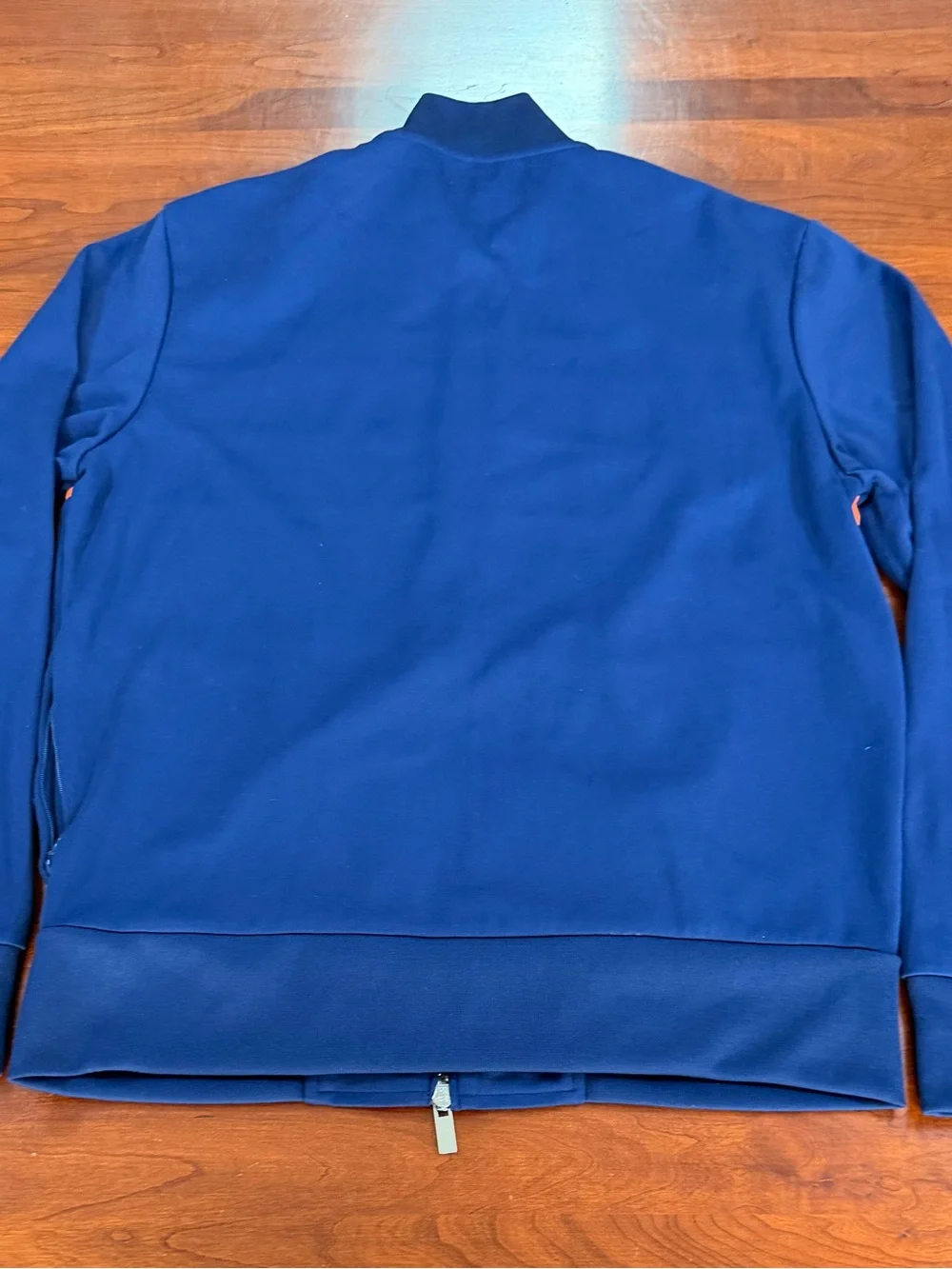 Vintage Polo by Ralph Lauren Navy Track Jacket White & Orange Stripes Men size M